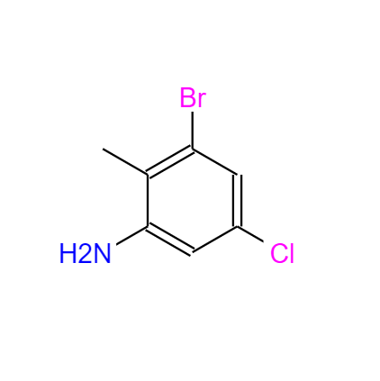 CAS：1166756-72-4，2-甲基-3-溴-5-氯苯胺