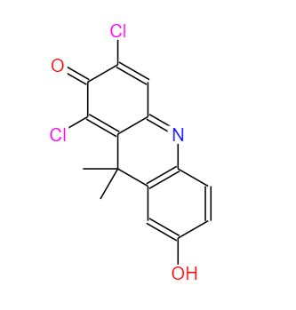 CAS：118290-05-4,中文名称：1,3-二氯-7-羟基-9,9-二甲基-2(9H)-吖啶酮 英文名称：DDAO 