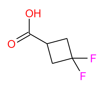 CAS：107496-54-8,中文名称：3,3-二氟环丁烷羧酸 英文名称：3,3-difluorocyclobutane-1-carboxylic acid 