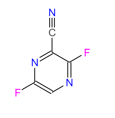 CAS：356783-28-3,中文名称：3,6-二氟-2-氰基吡嗪 