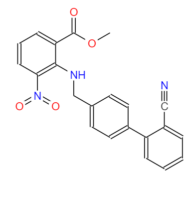CAS：139481-28-0,英文名称：Methyl2-((2'-cyanobiphenyl-4-yl)methylamino)-3-nitrobenzoate 