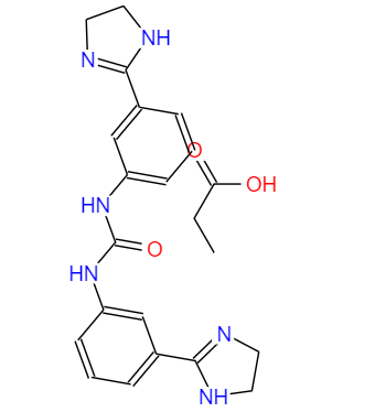 CAS：55750-06-6,中文名称：二丙酸咪唑苯脲 英文名称：Imidocarb dipropionate 
