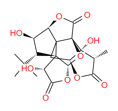 CAS：107438-79-9,中文名称：银杏内酯J 英文名称：Ginkgolide J 