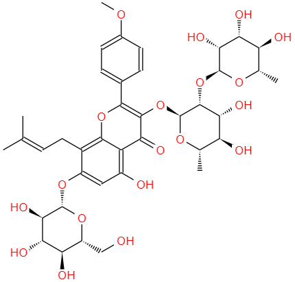 CAS：110642-44-9,中文名称：朝藿定C 英文名称：Epmedin C 