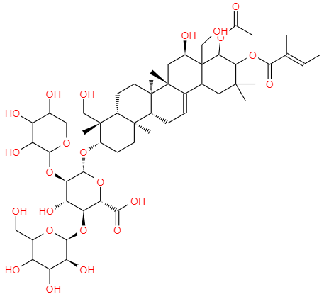 CAS：158800-83-0,中文名称：七叶皂苷D 英文名称：AescinIIB 