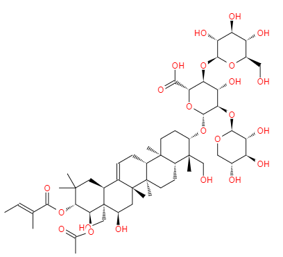 CAS：158732-55-9,中文名称：七叶皂苷C 英文名称：Aescin IIA 