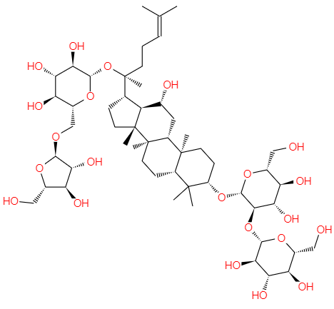  CAS：11021-14-0,中文名称：人参皂苷rc 英文名称：Ginsenoside Rc