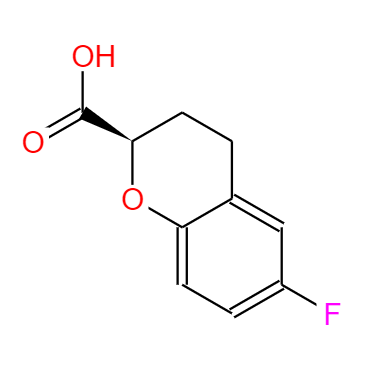CAS：129101-37-7,中文名称：(R)-6-氟-3,4-二氢苯并吡喃-2-甲酸 英文名称：(R)-6-Fluorochroman-2-carboxylicacid 