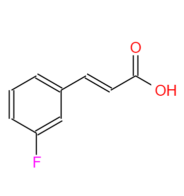 CAS：458-46-8,中文名称：3-氟肉桂酸 英文名称：3-Fluorocinnamicacid 