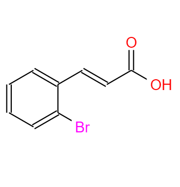 CAS：7345-79-1,中文名称：邻溴肉桂酸 英文名称：2-Bromocinnamic acid 