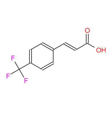 CAS：16642-92-5,中文名称：反式-4-三氟甲基肉桂酸 英文名称：trans-4-(Trifluoromethyl)cinnamicAcid 
