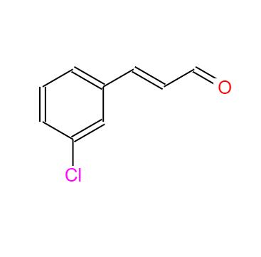CAS：56578-37-1，中文名称：(E)-间氯肉桂醛 英文名称：(E)-3-Chlorocinnamaldehyde 