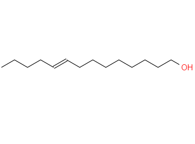 CAS：35153-15-2 ，中文名称：(Z)-9-十四碳烯-1-醇 英文名称：9-Tetradecen-1-ol,(9Z)- 
