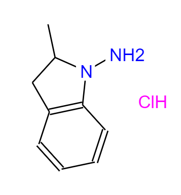 CAS：102789-79-7，中文名称：1-氨基-2-甲基吲哚啉盐酸盐 英文名称：1-Amino-2-methylindoline hydrochloride 