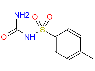CAS：1694-06-0，中文名称：对甲苯磺酰脲 英文名称：4-Methylphenylsulfonylurea 