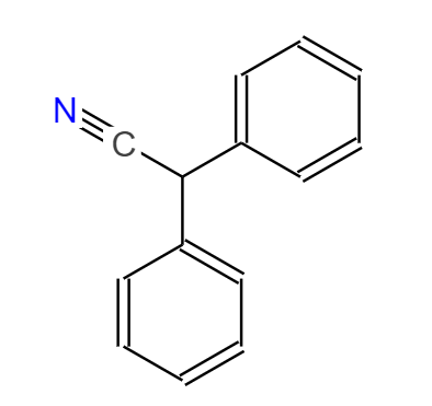 CAS： 86-29-3,中文名称： 二苯乙腈 英文名称： Diphenylacetonitrile 