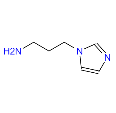 CAS：5036-48-6,中文名称：1-(3-氨丙基)咪唑 英文名称：1-(3-Aminopropyl)imidazole 