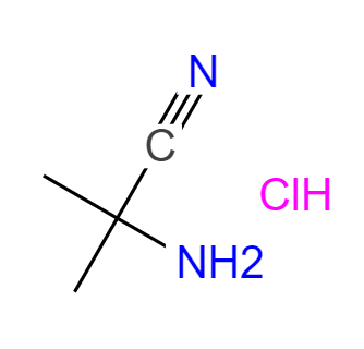CAS：50846-36-1,中文名称：2-氨基-2-甲基丙腈盐酸盐 英文名称：2-Amino-2-methylpropanenitrilehydrochloride 