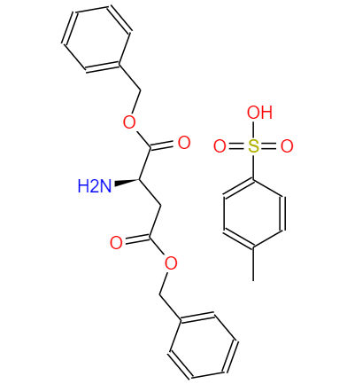CAS：4079-64-5,中文名称：D-天门冬氨酸二苄酯对甲苯磺酸盐 英文名称：H-D-Asp(Obzl)-Obzl.TosOH 