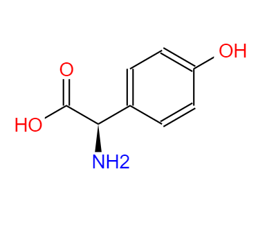 CAS：22818-40-2,中文名称：左旋对羟基苯甘氨酸 英文名称：4-Hydroxy-D-(-)-2-phenylglycine 