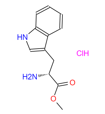 CAS：14907-27-8,中文名称：D-色氨酸甲酯盐酸盐 英文名称：D-tryptophan methyl ester hydrochloride 