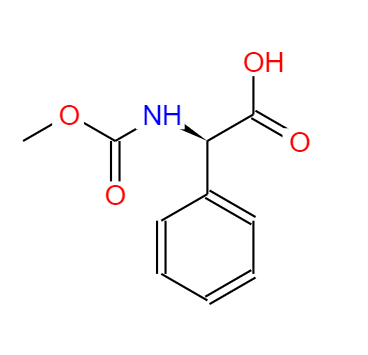 CAS：50890-96-5,中文名称：N-甲氧羰基-D-苯甘氨酸 英文名称：(R)-2-((Methoxycarbonyl)amino)-2-phenylaceticacid 