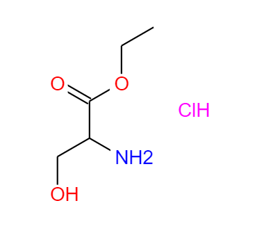 CAS：3940-27-0,中文名称：DL-丝氨酸乙酯盐酸盐 英文名称：Ethyl2-amino-3-hydroxypropanoatehydrochloride 