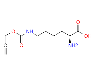 CAS： 1428330-91-9，中文名称： N-Ε-炔丙氧基羰基-L-赖氨酸盐酸盐 英文名称：N-ε-propargyloxycarbonyl-L-lysine hydrochloride 