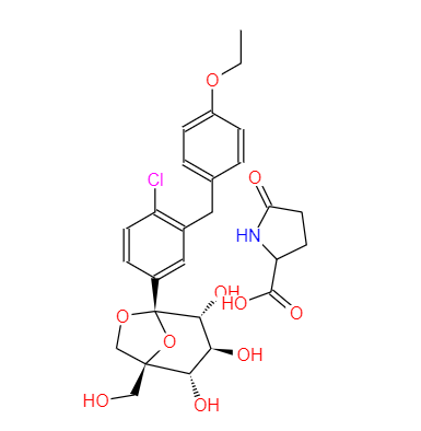 CAS： 1210344-83-4，中文名称： 埃格列净 英文名称：Ertugliflozin 