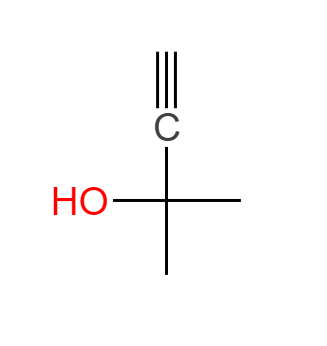  CAS： 115-19-5，中文名称： 2-甲基-3-丁炔-2-醇 英文名称：2-Methyl-3-Butyn-2-ol
