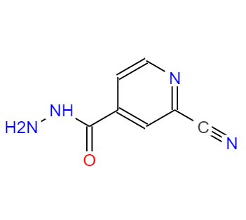 CAS： 135048-32-7，中文名称： 2-氰基异烟酰肼 英文名称：2-Cyanoisonicotinohydrazide 