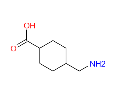 CAS： 701-54-2，中文名称： 4-(氨基甲基)环己烷羧酸 英文名称：Tranexamic acid 