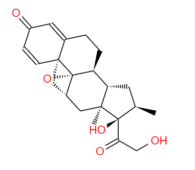 CAS：24916-90-3，中文名称： 地塞米松9,11-环氧 英文名称：Dexamethasone 9,11-epoxide