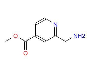 CAS： 94413-69-1，中文名称： 2-(氨甲基)吡啶-4-甲酸甲酯盐酸盐 英文名称：2-AMinoMethyl-isonicotinic acid Methyl ester 