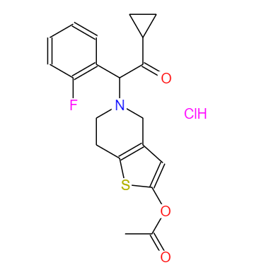 CAS： 389574-19-0，中文名称： 盐酸普拉格雷 英文名称：Prasugrenhydrochloride 