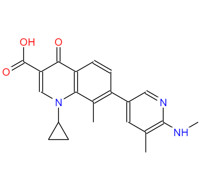 CAS： 245765-41-7，中文名称： 奥泽沙星 英文名称：Ozenoxacin 