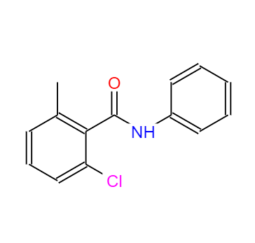 CAS： 1386861-46-6，中文名称： 2-氯-6-甲基-N-苯基苯甲酰胺 英文名称：2-Chloro-6-methyl-N-phenylbenzamide 