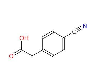 CAS： 5462-71-5，中文名称： 4-氰基苯乙酸 英文名称：4-Cyanophenylacetic acid 