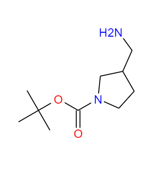  CAS： 270912-72-6，中文名称： 1-Boc-3-氨甲基吡咯烷 英文名称：(R)-1-Boc-3-(aminomethyl)pyrrolidine