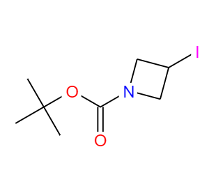 CAS： 254454-54-1，中文名称： 1-Boc-3-碘氮杂环丁烷 英文名称：tert-butyl 3-iodoazetidine-1-carboxylate 