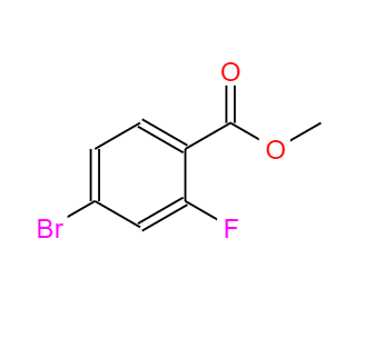 CAS： 179232-29-2，中文名称： 4-溴-2-氟苯甲酸甲酯 英文名称：Methyl4-bromo-2-fluorobenzoate 