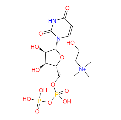 CAS： 99492-83-8，中文名称： 尿苷二磷酸胆碱 英文名称：Uridine Diphosphate Choline 