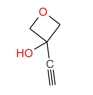 CAS： 1352492-38-6，中文名称： 3-乙炔基氧杂环丁烷-3-醇 英文名称：3-Ethynyloxetan-3-ol 