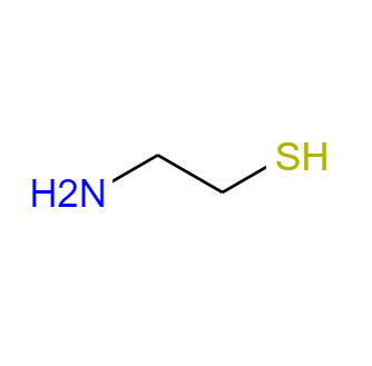 CAS： 60-23-1，中文名称： 巯基乙胺 英文名称：2-AMINOETHANETHIOL 