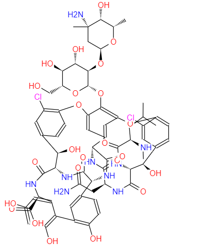 CAS： 1404-90-6，中文名称： 万古霉素 英文名称：VANCOMYCIN 
