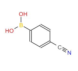 CAS： 126747-14-6，中文名称： 4-氰基苯硼酸 英文名称：4-Cyanophenylboronic acid 