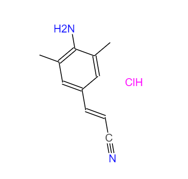 CAS： 661489-23-2,英文名称：(E)-3-(4-Amino-3,5-dimethylphenyl)acrylonitrile Hydrochloride 