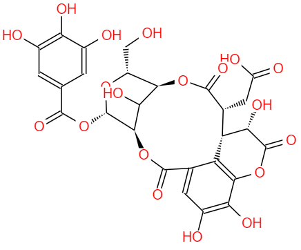 CAS： 166833-80-3，中文名称： 诃子宁 英文名称：Chebulanin 