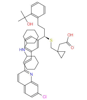 CAS： 577953-88-9，中文名称： 孟鲁斯特二环己胺盐 英文名称：Montelukast Dicyclohexylamine Salt 