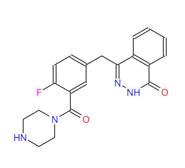 CAS： 763111-47-3，中文名称： 4-(4-氟-3-(哌嗪-1-羰基)苄基)酞嗪-1(2H)-酮